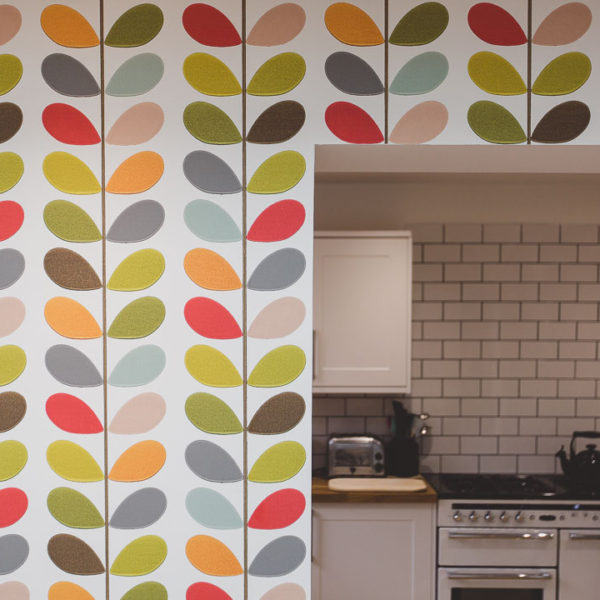 wild fern decorating Bath-5 wallpaper hanging in Bath